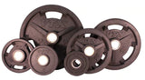 VTX Troy Olympic Rubber Encased "Wide Flange" 3 Hole Grip VTX Plate