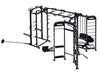 TKO Stretching+Rebounder+Power Rack Station