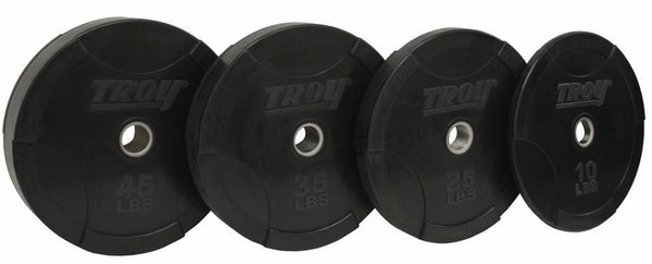 TROY Solid Rubber Bumper Plate with Steel Insert