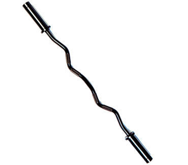 TROY Commercial Olympic Curl Bar (Black)