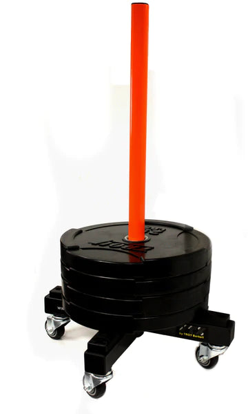 VTX Troy Mobile bumper plate rack with detachable plate stacker pole