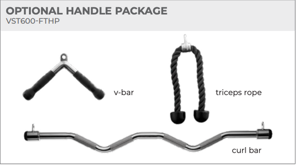 Vision Fitness Handle Package