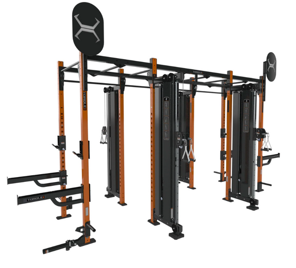 TORQUE Fitness FOOT 14x4 Monkey Bar Cable Rack