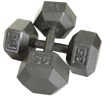 Troy USA - Solid Hex Dumbbells